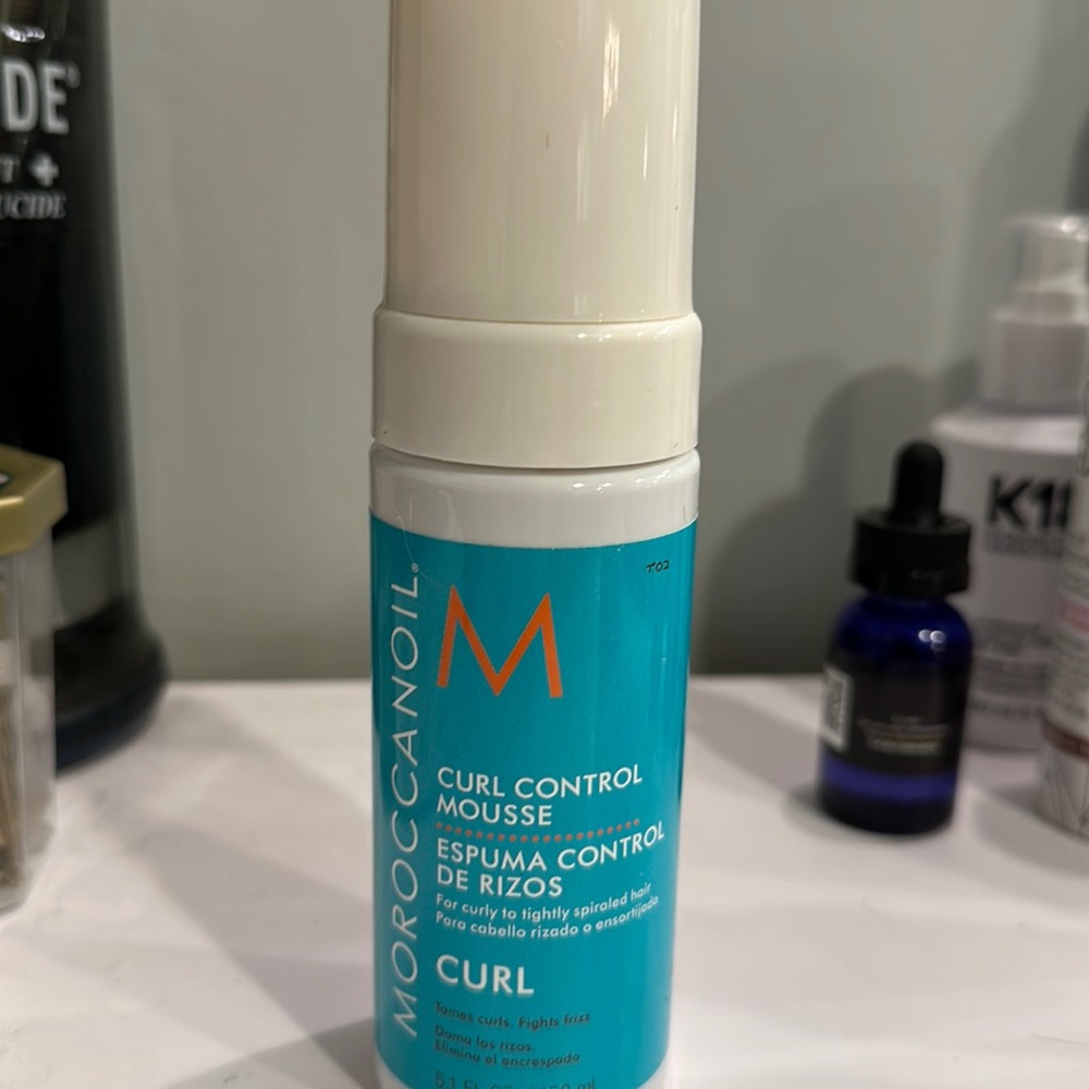 Brand new Moroccan oil curl control mousse